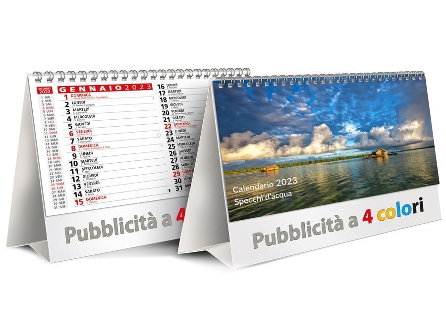 Calendari personalizzati Specchi d'Acqua 2023