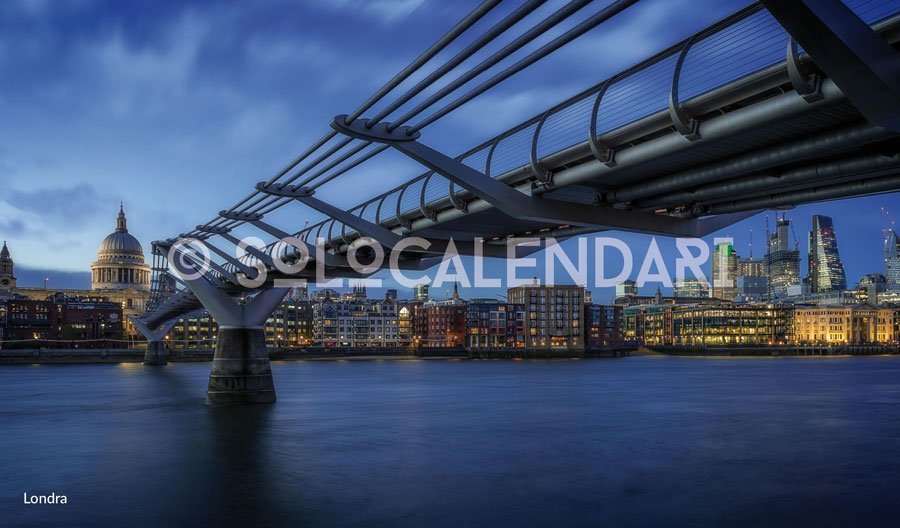 Calendario da tavolo Metropolis