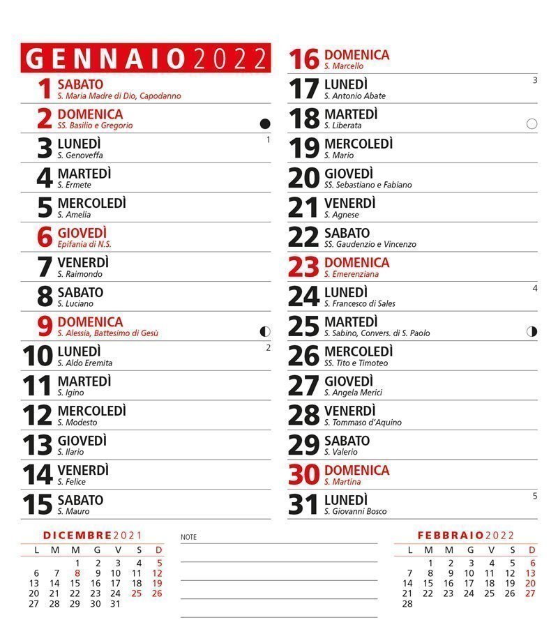 Calendario da tavolo ITALIA SUL MARE